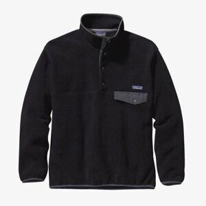 Patagonia Synchilla Snap T Fleece Pullover - Black